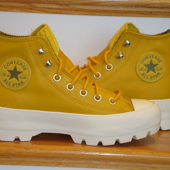 Converse Chuck Taylor All Star Leather Gore-Tex Lugged Waterproof Winter 7 NWT! - Picture 3 of 9